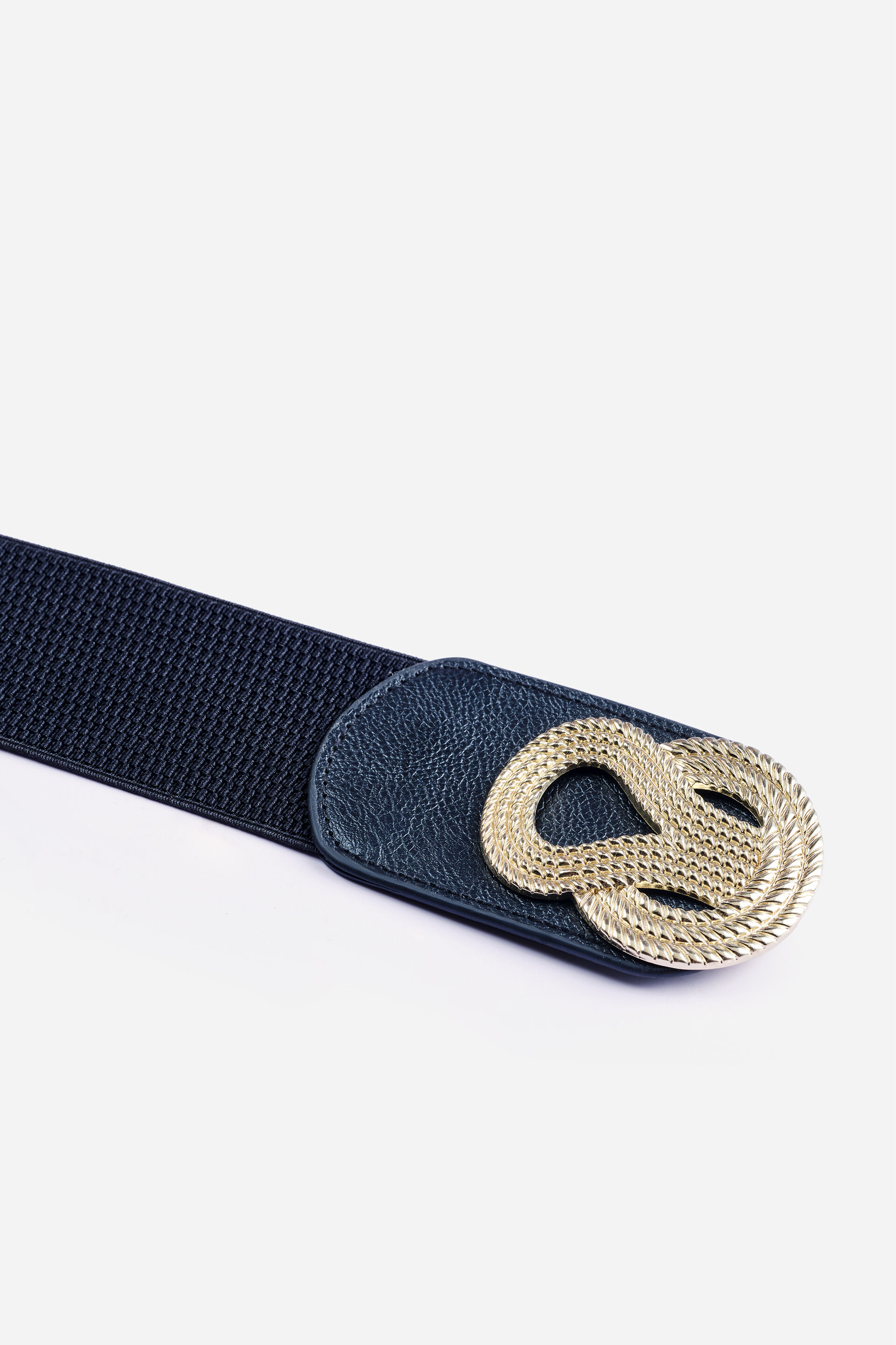 Elara Elastic Black Belt, , image 1